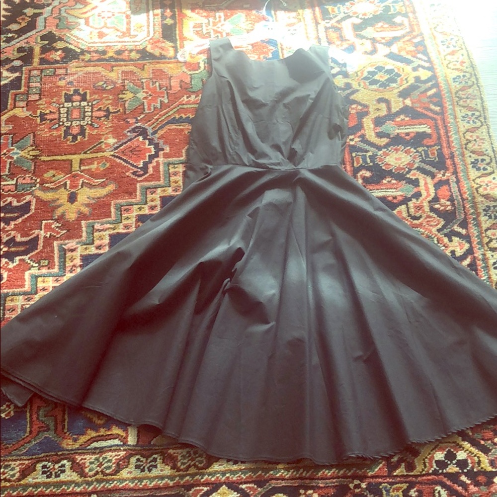 Black 50’s style classic dress